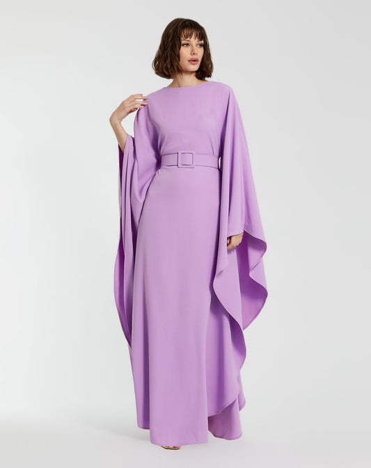 Mother of the Bride Dresses Long Mother of the Bride Kaftan Belt Dress Orchid
