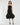Cocktail Dresses Short Cocktail Ruffle Midi Length Dress Black