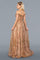 Off Shoulder Long Evening Gown Prom Dress Rose