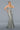 Long Sparkling Evening Gown Silver