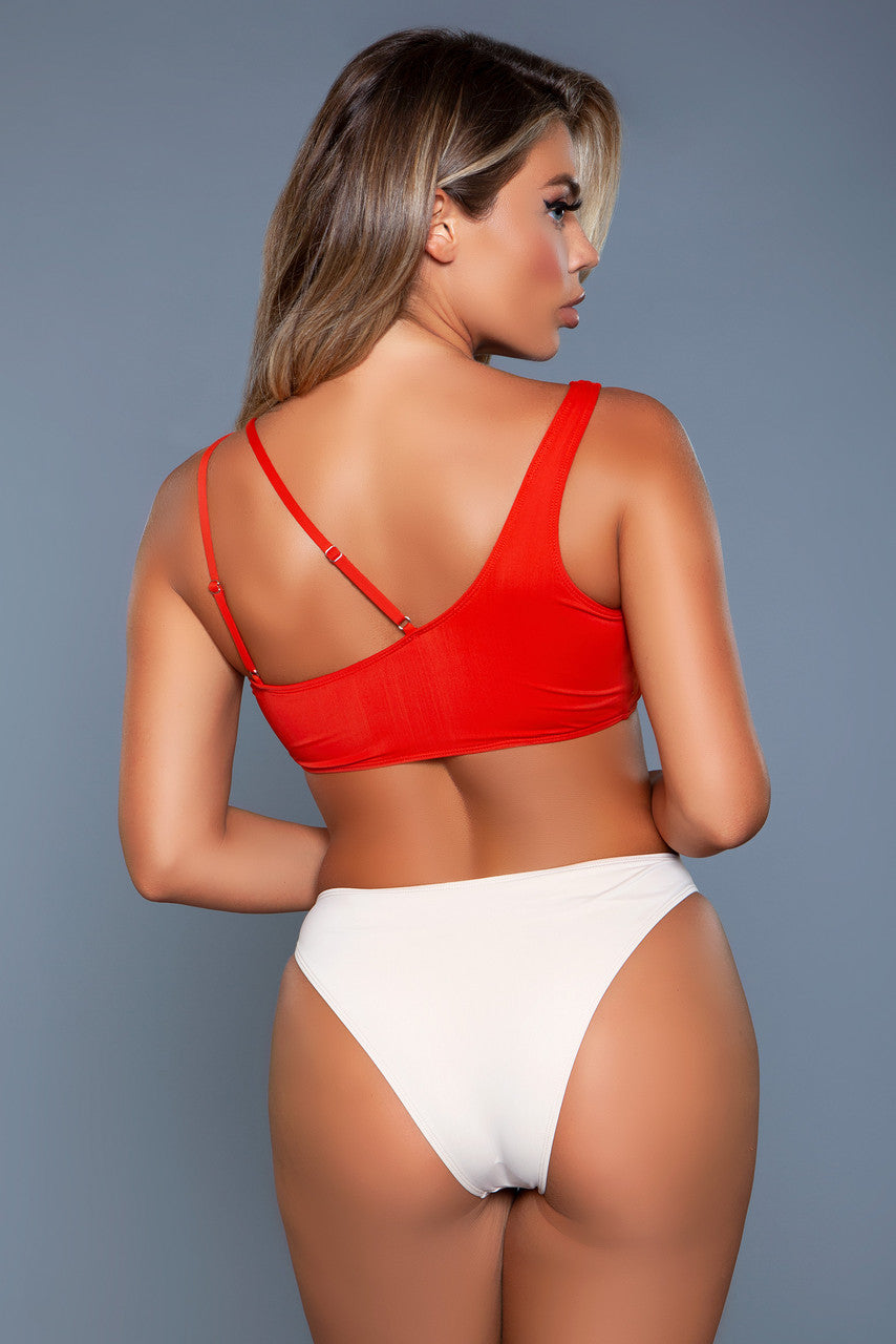 Swimwear 2129 Aubrey Swimsuit Red/Beige