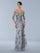 Formal Dresses Long Formal Beaded Applique Evening Dress Multi