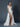 Wedding Dresses Pleated Long Slit Wedding Dress Off White