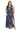 Nightway Long Floral Print Plus Size Dress 22042W - The Dress Outlet Teal