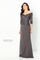 Formal Dresses Long Evening Gown Fit Lace Formal Dress Charcoal
