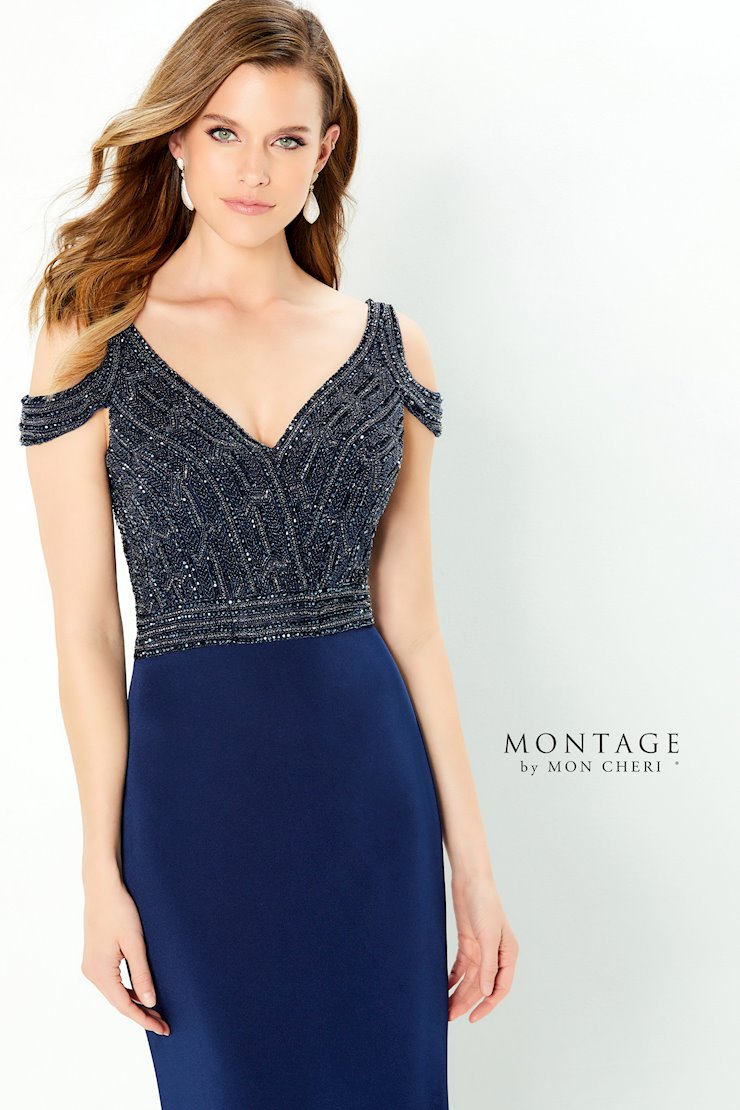 Formal Dresses Beaded Gown Long Bodice Formal Dress  Navy Blue