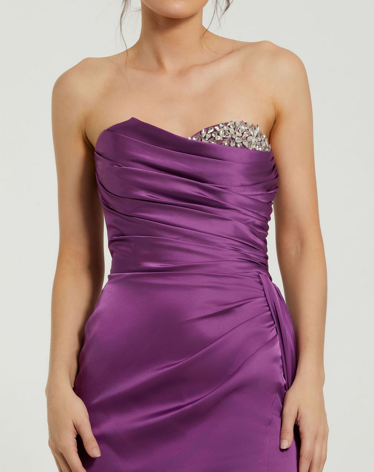 Prom Dresses Prom Long Strapless Formal Gown Ultra Violet