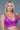 Formal Dresses V Neck Bralette Magenta