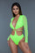 Swimwear 2225 Daisy Onepiece Neon Yellow
