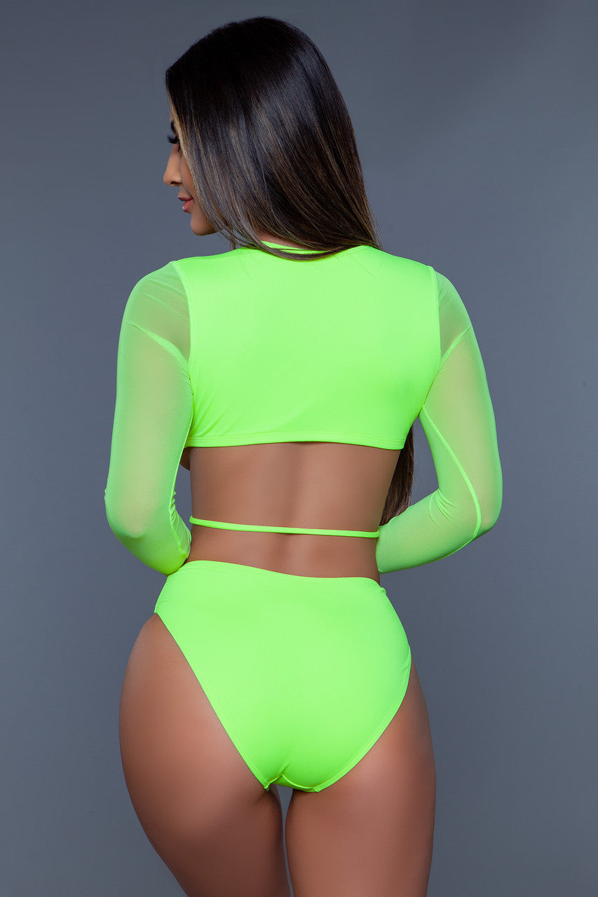 Swimwear 2225 Daisy Onepiece Neon Yellow