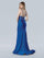 Formal Dresses Prom Long Formal Beaded Corset Dress Royal