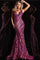 Prom Dresses Long Sleeveless Sequin Mermaid Prom Dress Pink/Silver