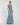 Formal Dresses Long Floral Beaded Mermaid Formal Prom Dress Slate Blue