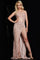 Prom Dresses Prom Long Formal Beaded Evening Dress Rose Gold