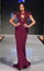 Formal Dresses Long Evening Gown Layered Metallic Formal Dress Cherry