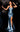 Prom Dresses Long Fitted Slit Metallic Formal Prom Dress Teal