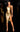 Cocktail Dresses Short Cocktail Fitted High Slit Dress Gold