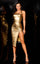 Cocktail Dresses Short Cocktail Fitted High Slit Dress Gold