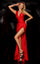 Prom Dresses Prom Long Formal Slit Pleated Evening Dress Red