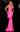 Prom Dresses Fitted Long Formal Slit Prom Dress Neon Pink