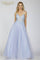 Prom Dresses Prom Long Floral A Line Sequined Formal Dress Blue