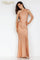 Prom Dresses Slit Long Formal Fitted Prom Dress Rose