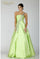 Prom Dresses Long Formal Prom Beaded A Line Dress Lime