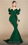 Formal Dresses Long Mermaid Peplum Formal Evening Dress Fuchsia