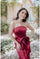 Cocktail Dresses High Low Short Cocktail Ruffle Dress Wine