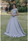 Prom Dresses Long Formal Prom Feather Ball Gown Silver