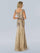 Formal Dresses Long Formal Sequin Prom Dress Taupe