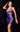 Cocktail Dresses Fitted Short Metallic Homecoming Cocktail Dress Plum