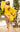 Cocktail Dresses Short Beaded Cocktail Mini Velvet Dress Yellow