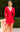 Cocktail Dresses Feather Short Fitted Cocktail Dress Red