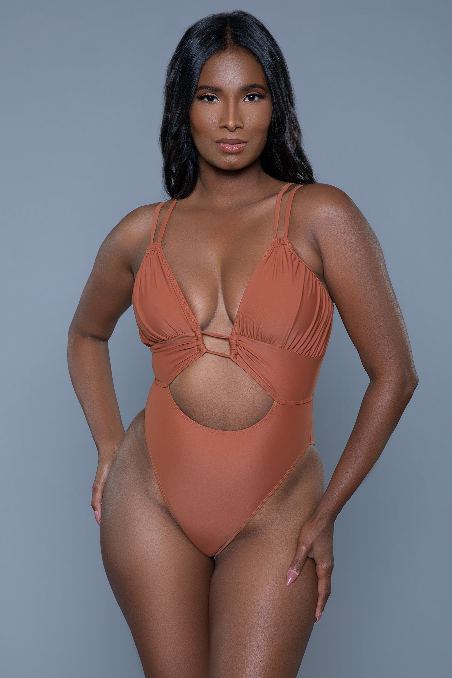 Swimwear 2385 Evelyn Swimsuit Rust