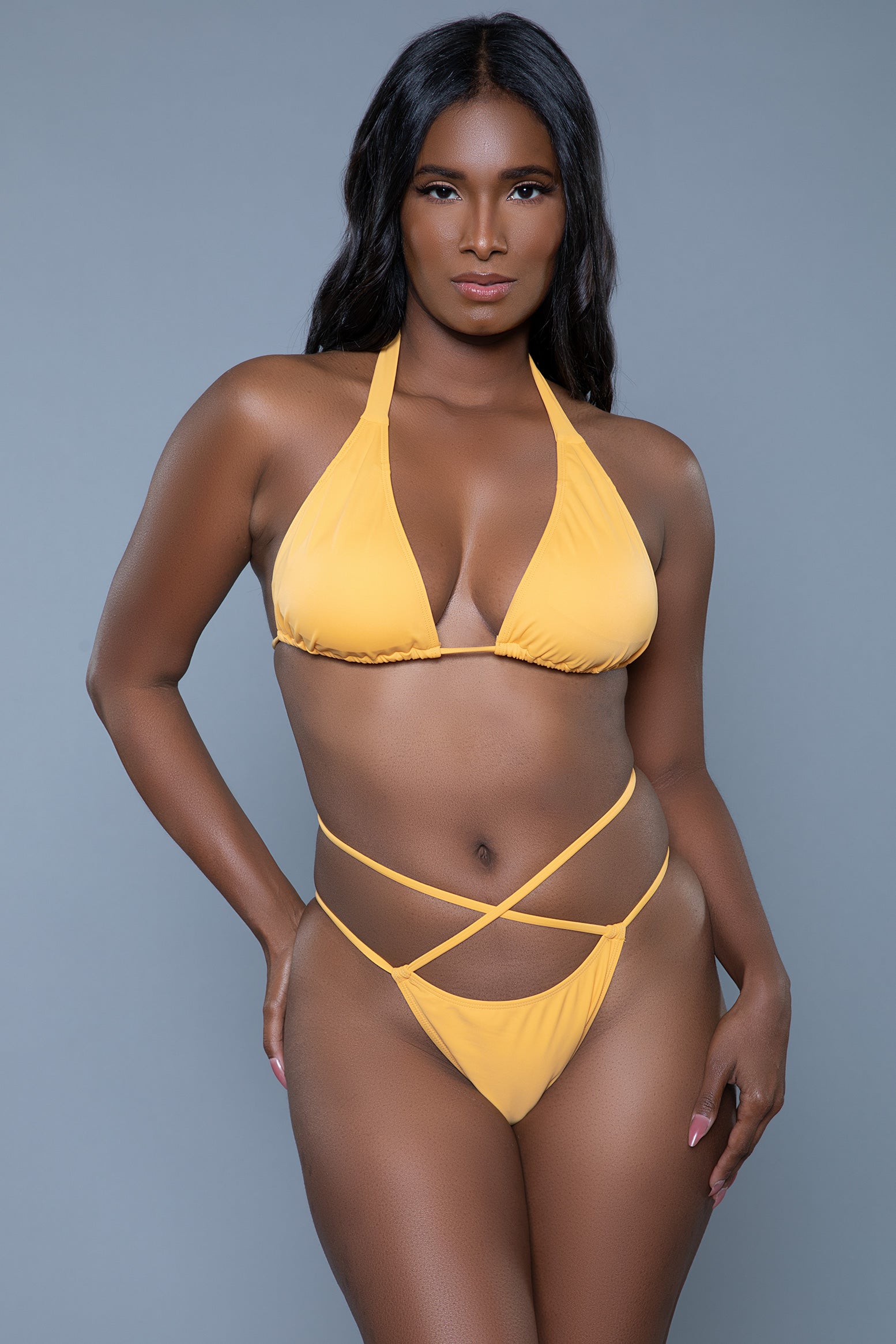 Swimwear 2390 Abigail Bikini Set Yellow