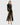 Formal Dresses Long Sleeve Formal Sequin Tea Length Dress Black