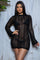 Swimwear 2409 Kinsley Crochet Mini Dress Black