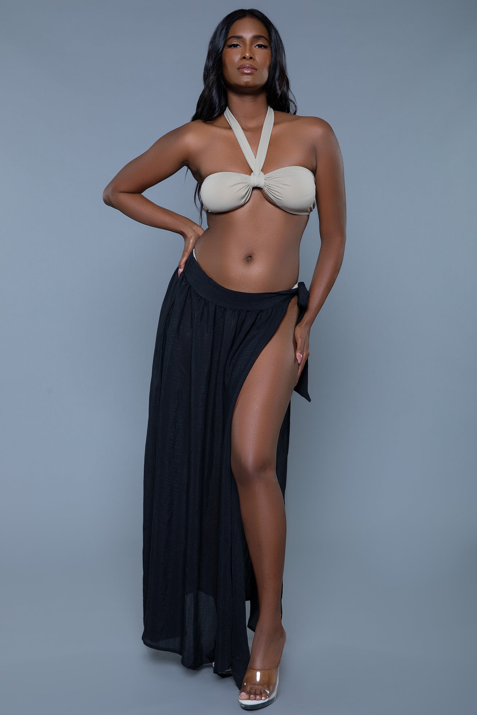 Swimwear 2413 Claire Cover-Up Skirt Black