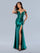 Prom Dresses Long Fitted Formal Prom Dress Emerald Green