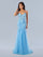 Prom Dresses Long Formal Prom Glitter Dress Blue