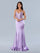 Prom Dresses Formal Long Prom Fitted Dress Lilac