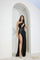 Prom Dresses One Shoulder Bodycon Prom Long Dress Black