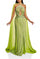 Formal Dresses Beaded Formal Evening Long Dress Avocado Gold