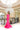 Prom Dresses Fitted Mermaid Long Formal Prom Dress  Neon Pink