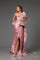 Formal Dresses Long Formal Peplum Evening Dress  Mauve