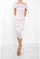 Cocktail Dresses  Fitted Short Cocktail Dress Blush
