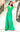 Prom Dresses Prom Fitted Slit Long Feather Formal Dress Kelly Green