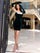 Cocktail Dresses Homecoming Velvet Short Fitted Cocktail Dress Hunter
