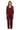 Pant Suit Three Piece Sequin Jacket Pant Set  Merlot